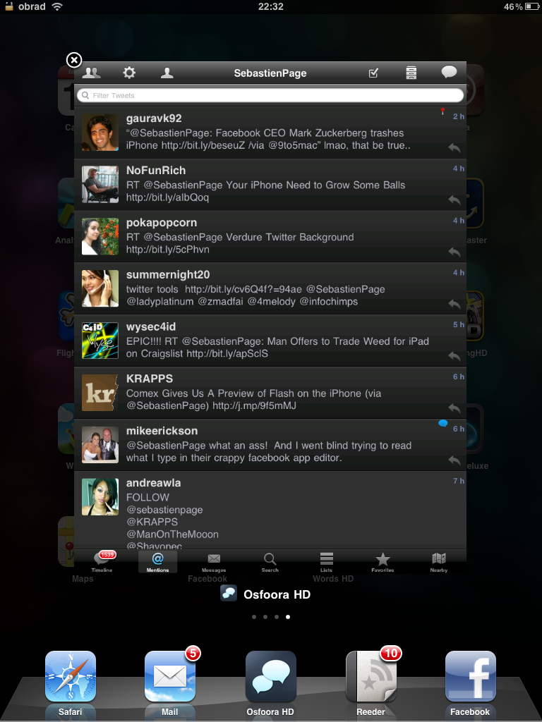 Proswitcher for iPad